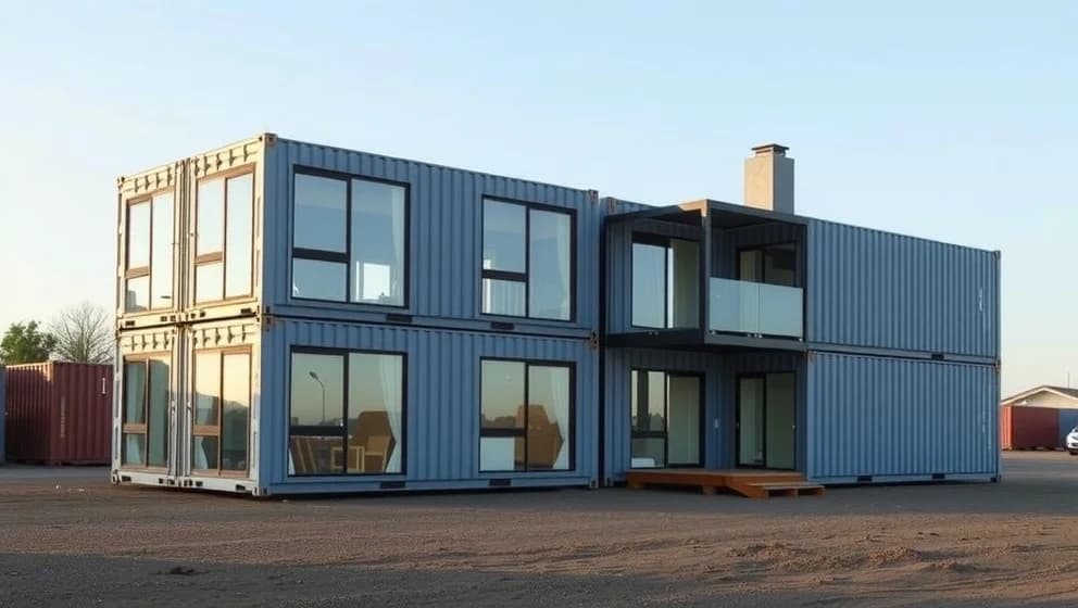 Container hus till salu på marknaden idag