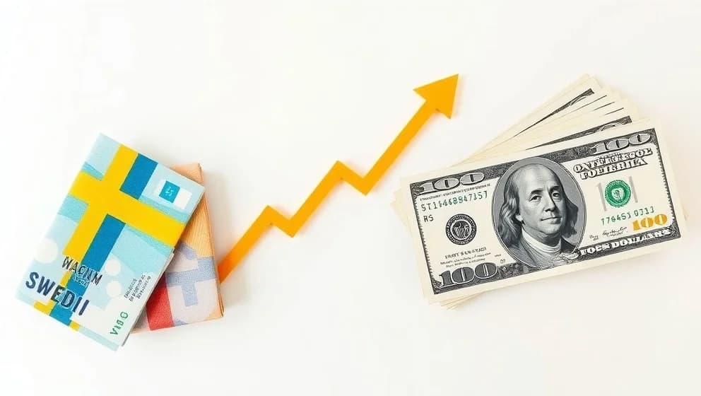 Kronor mot dollar - vad är växelkursen idag